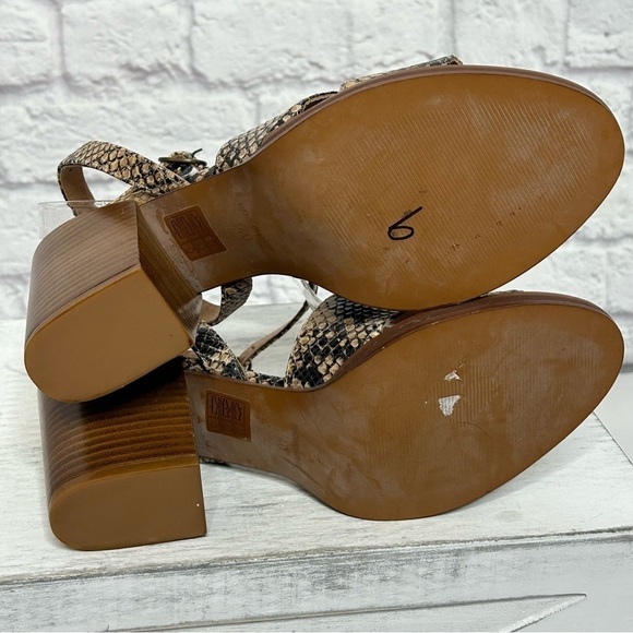 NWOT Garnet Hill Maya Ankle-Strap Block-Heel Sandals - Picture 15 of 16